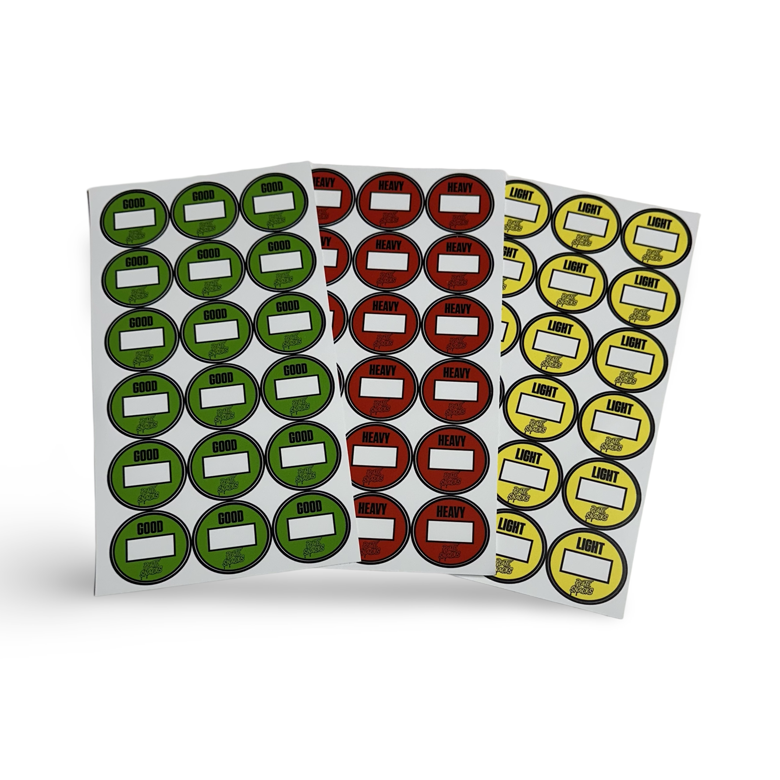 Weight Plate Calibration Stickers