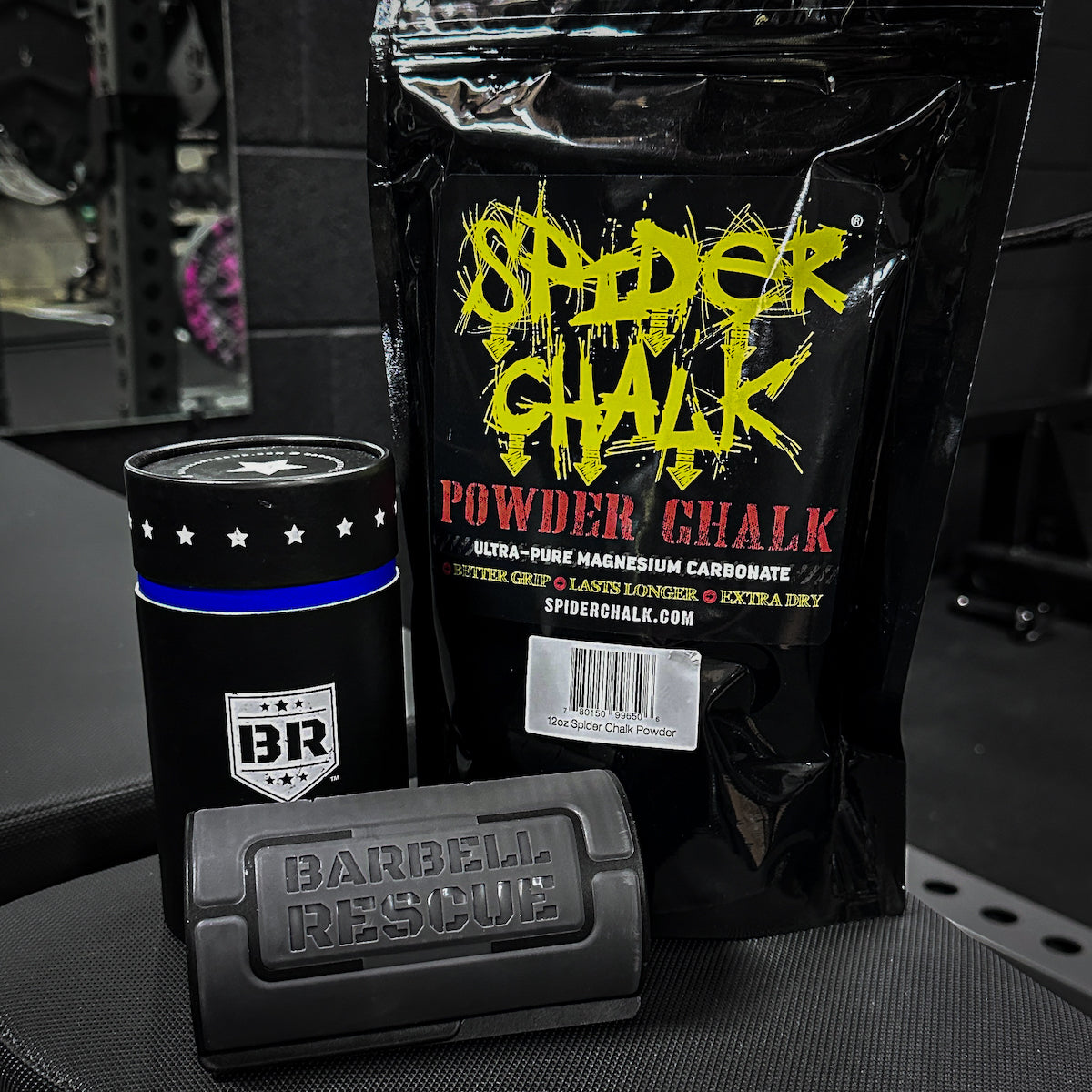 Barbell Rescue & Spider Chalk Powder Bundle