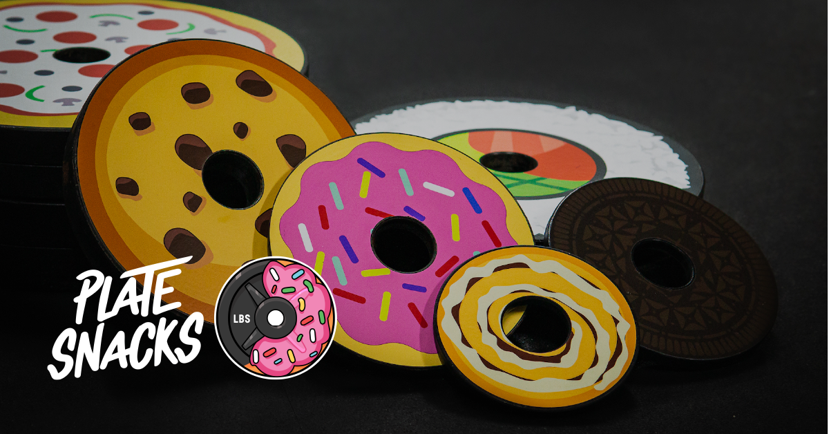Plate Snacks | Weight Plate Decals