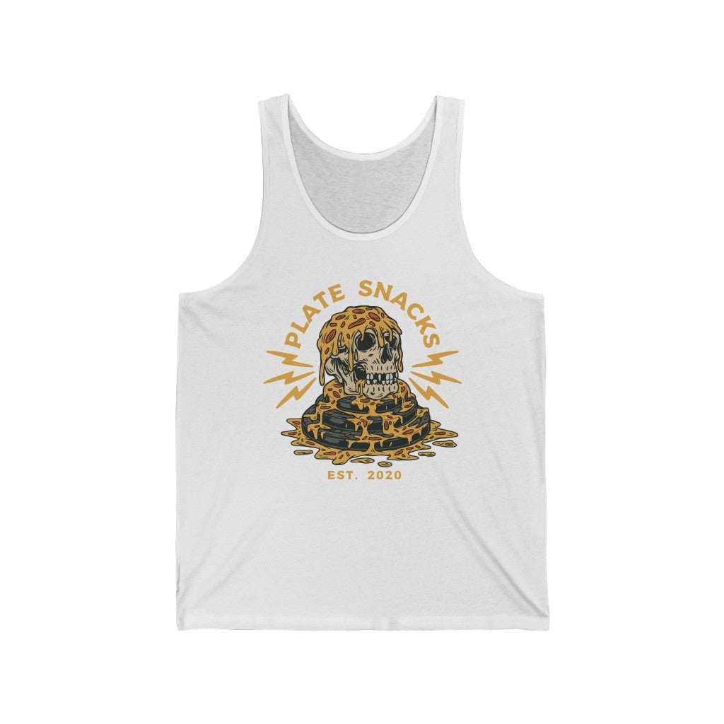 Pizza Skull Jersey Tank