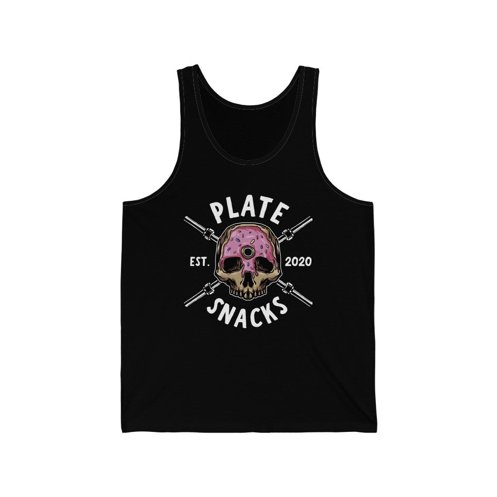 Donut Skull Unisex Jersey Tank