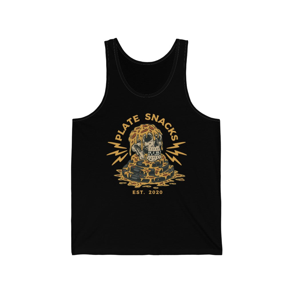 Pizza Skull Jersey Tank