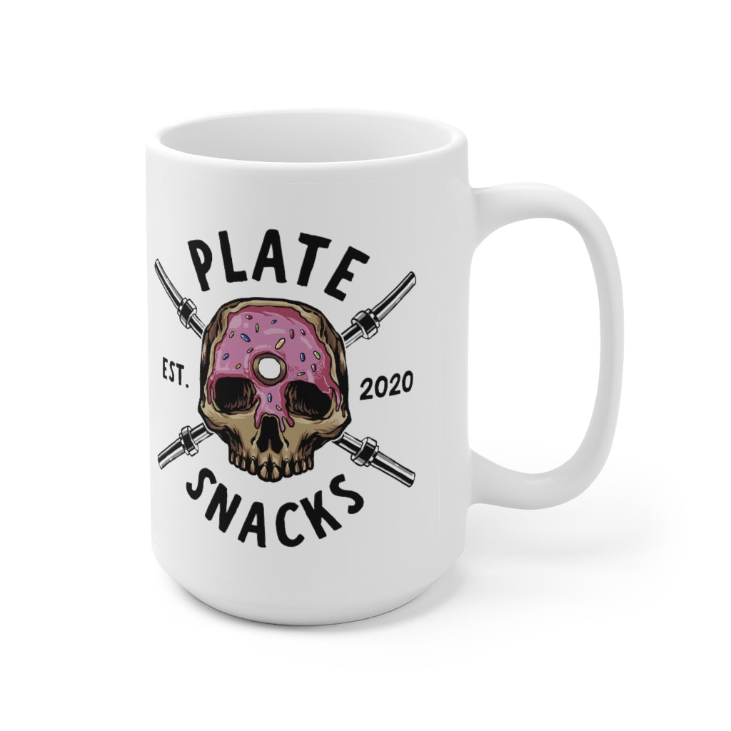 Ceramic Donut Skull Mug 15oz