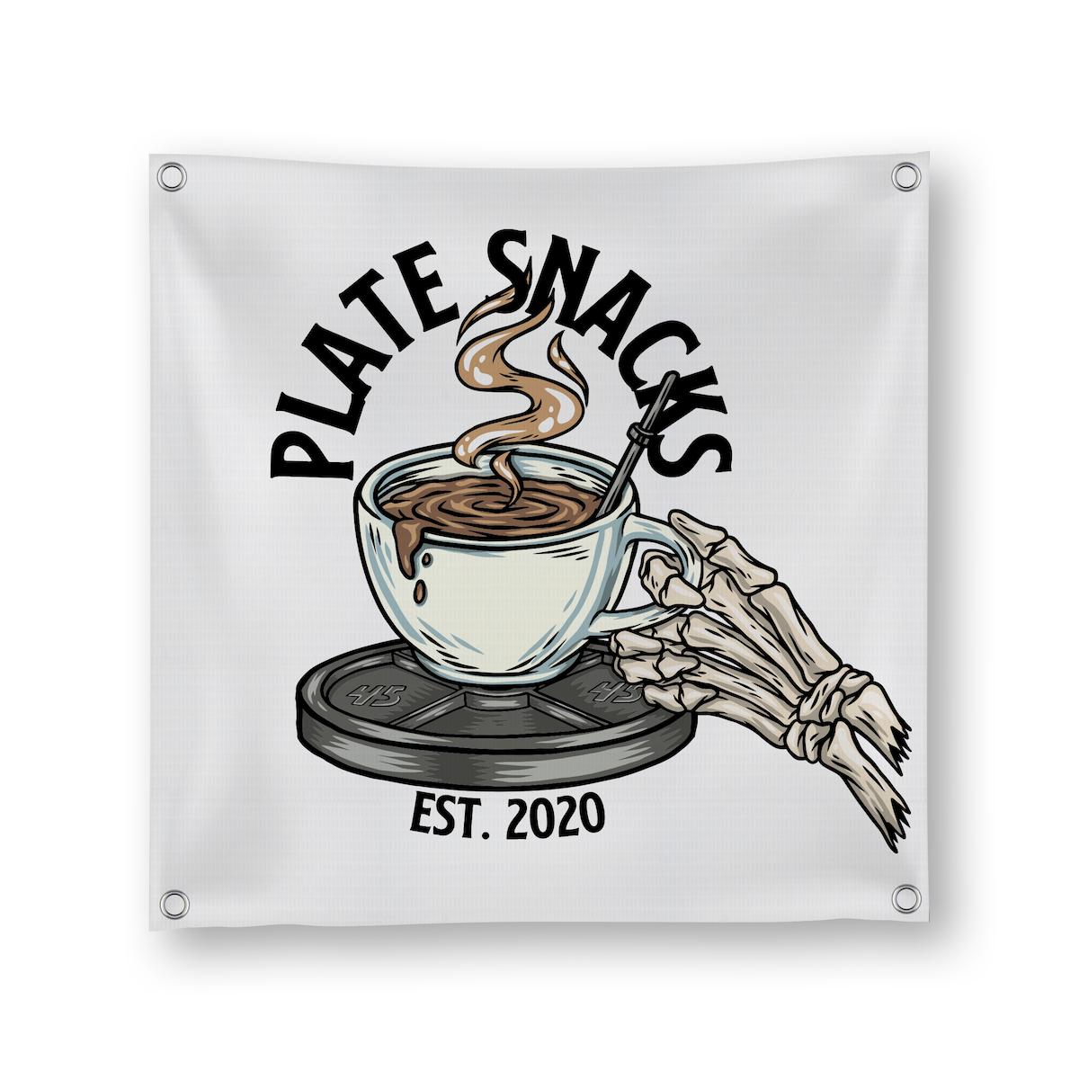 Coffee Skull Gym Banner