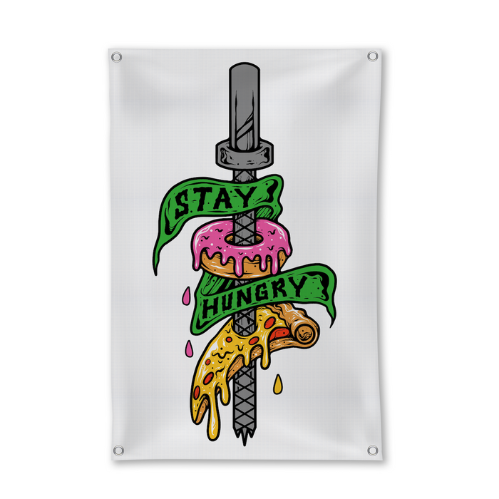 Hungger Banner Stay Hungry Banner