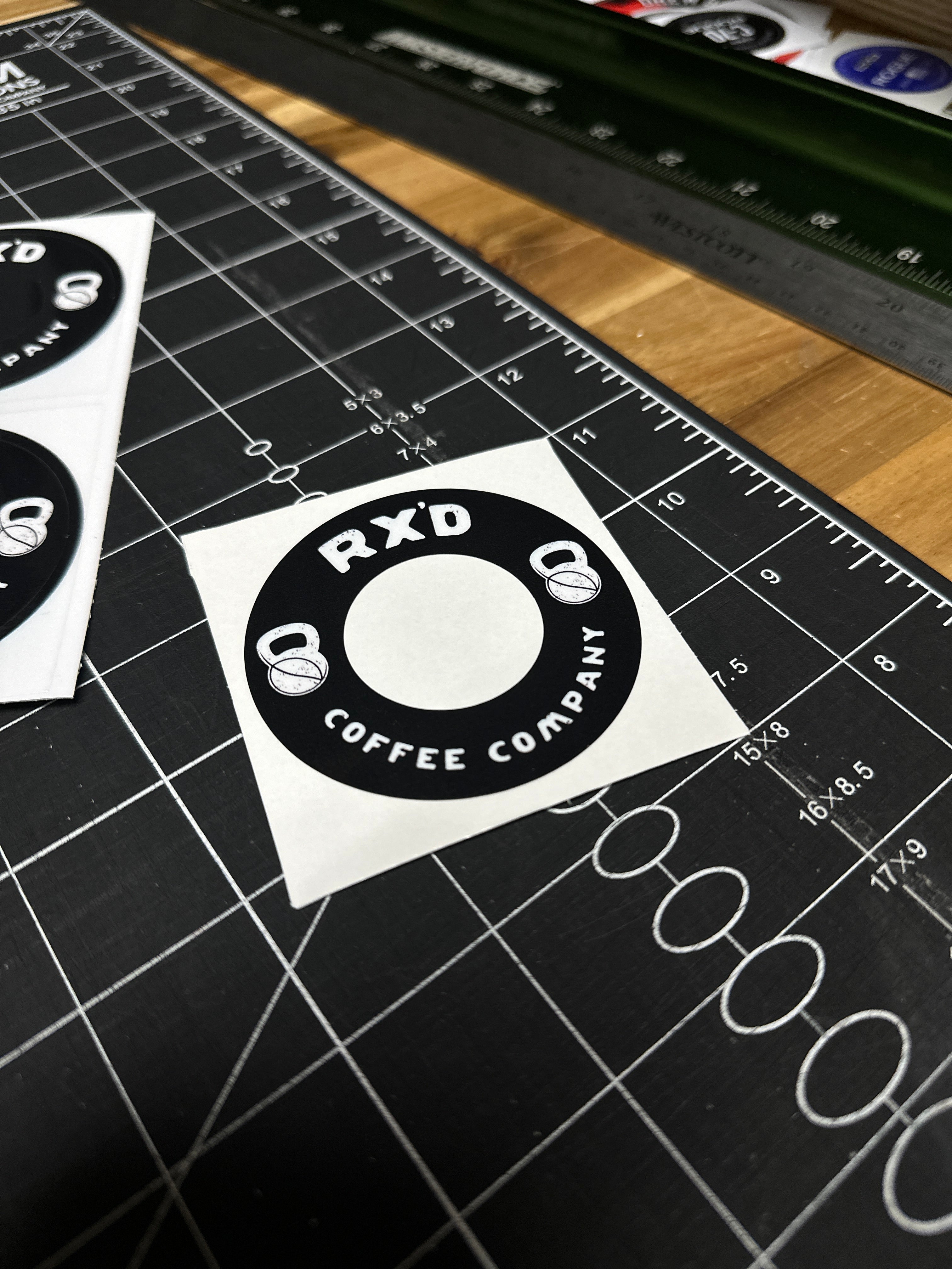 Custom Barbell Sleeve Collar Stickers