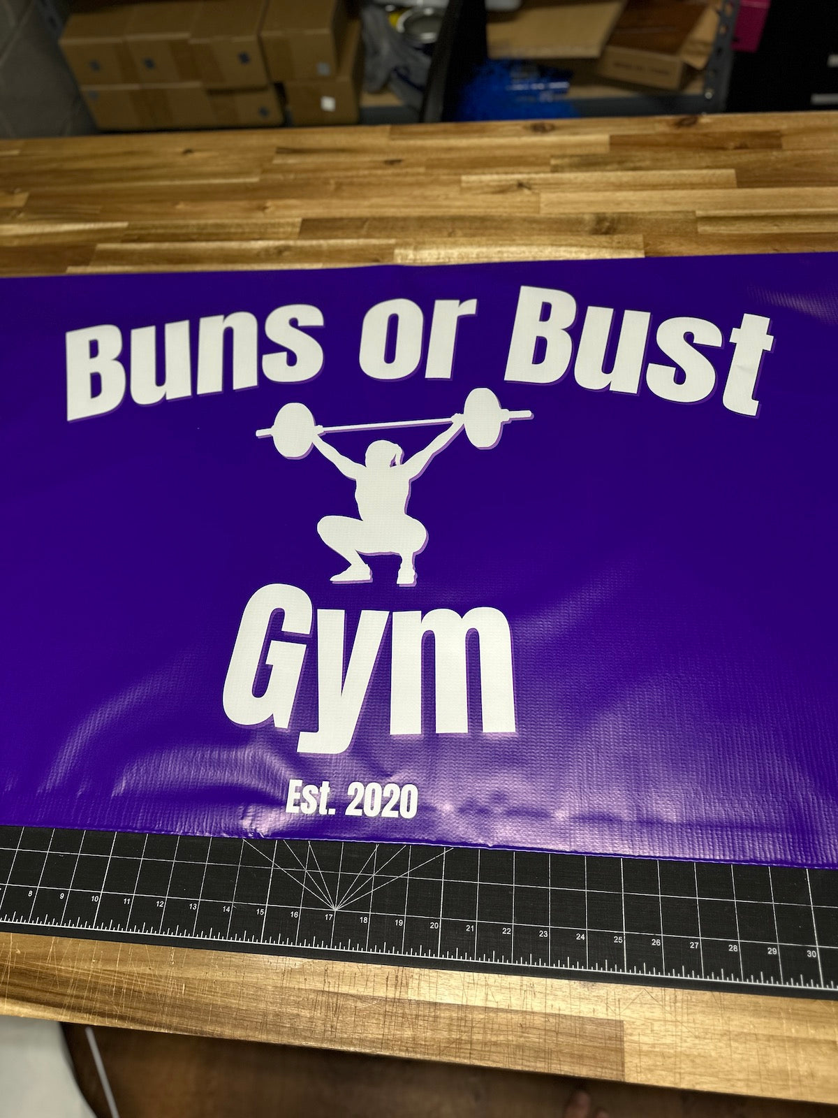 Custom Gym Banner