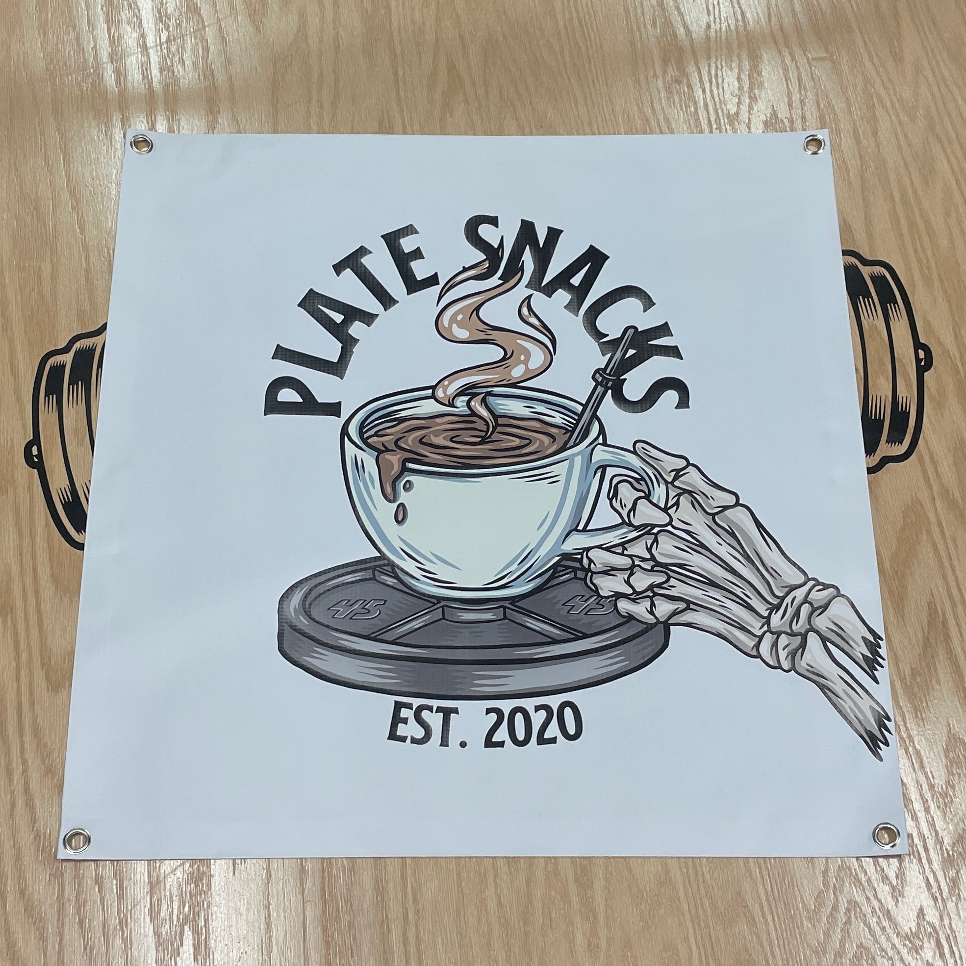 Coffee Skull Gym Banner