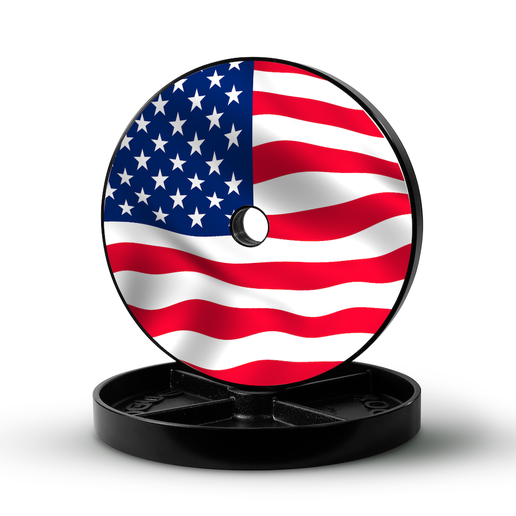 American Flag Waving - For Iron Plates